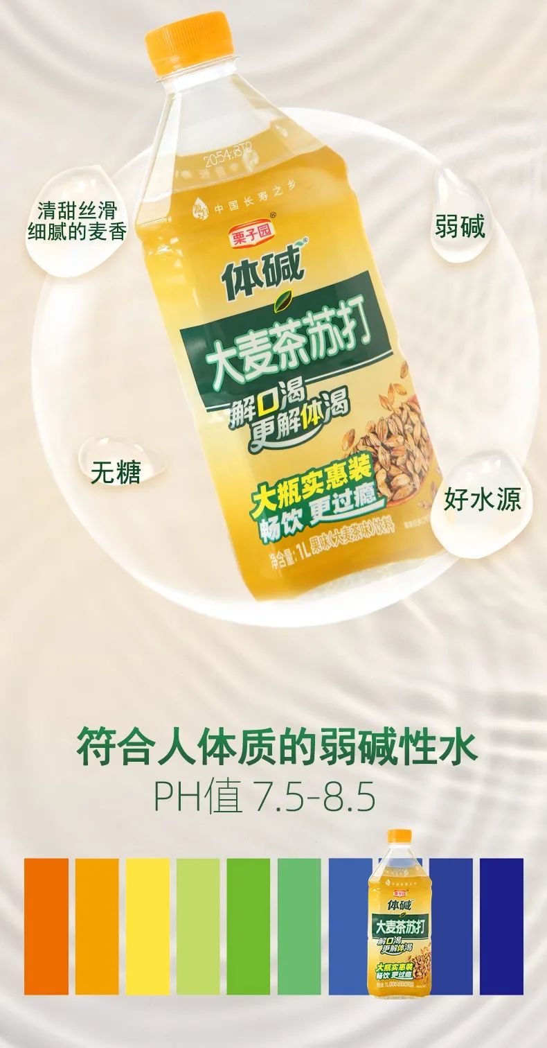 栗子園重拾經(jīng)典,大麥茶蘇打再創(chuàng )行業(yè)奇跡! 栗子園重拾經(jīng)典,大麥茶蘇打再創(chuàng )行業(yè)奇跡!